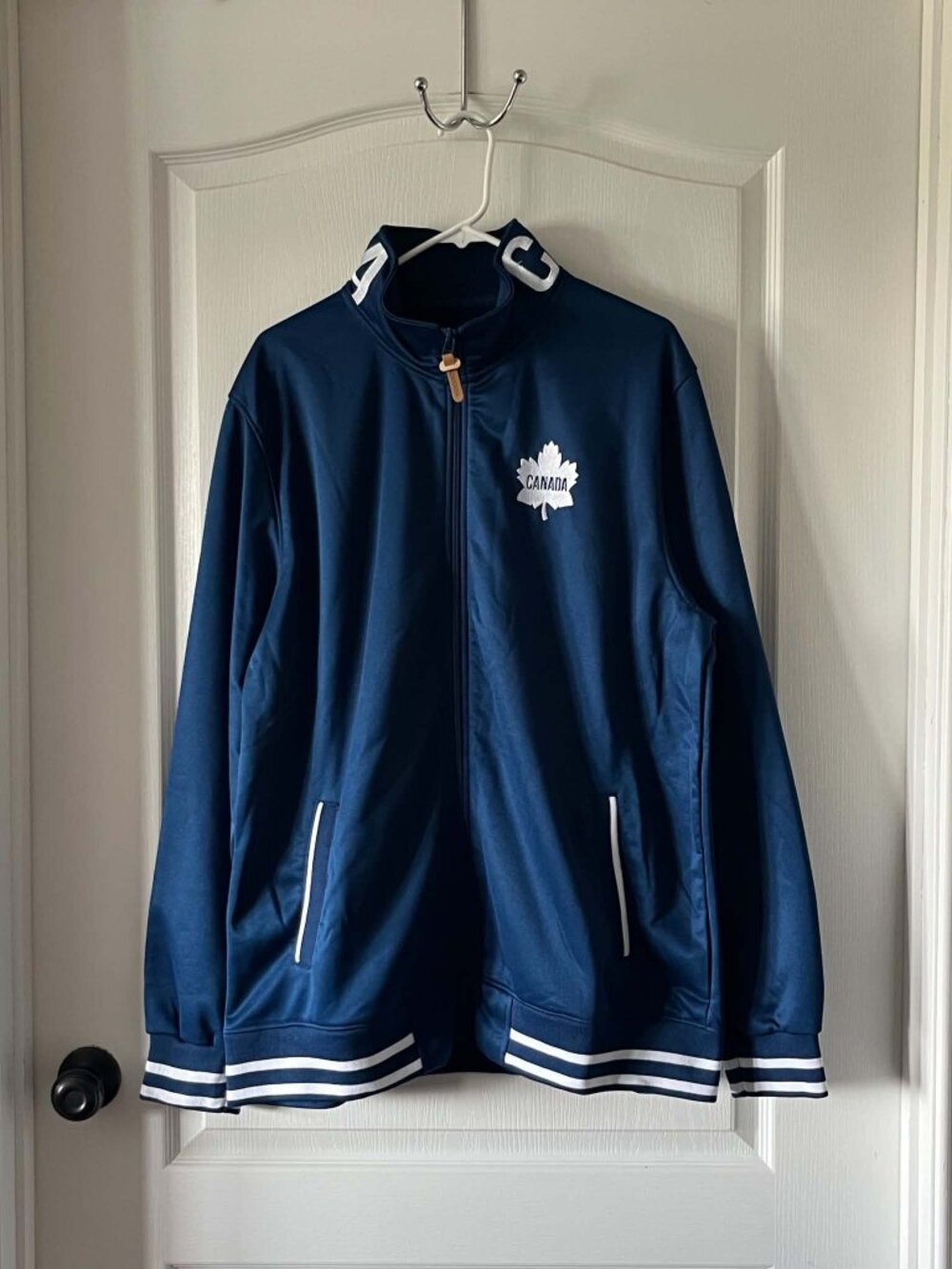 ATC All thing Canadian Men's Full Zip Track Jacket size XXL Blue